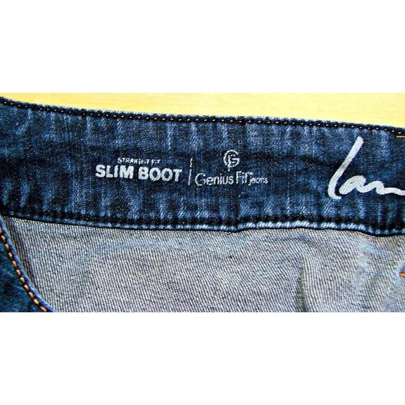 Lane Bryant Straight Fit Slim Bootcut Genius Fit Jeans Medium Wash Size 20 Avera - Picture 4 of 12